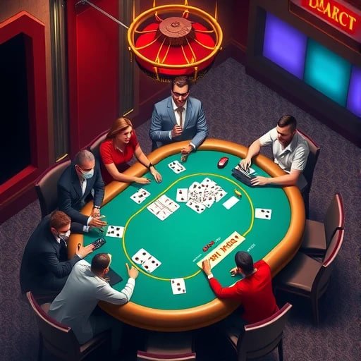 Pemain mempelajari statistik permainan BandarQ di aplikasi pedet togel